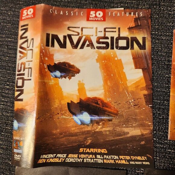 Sci Fi Invasion Science Fiction dvds 46 movies  missing disc 1 - Picture 3 of 4